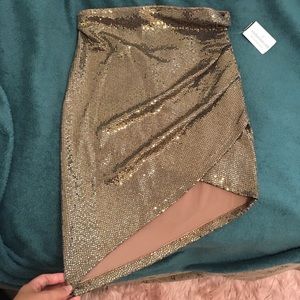 Windsor sequin asymmetrical Skirt